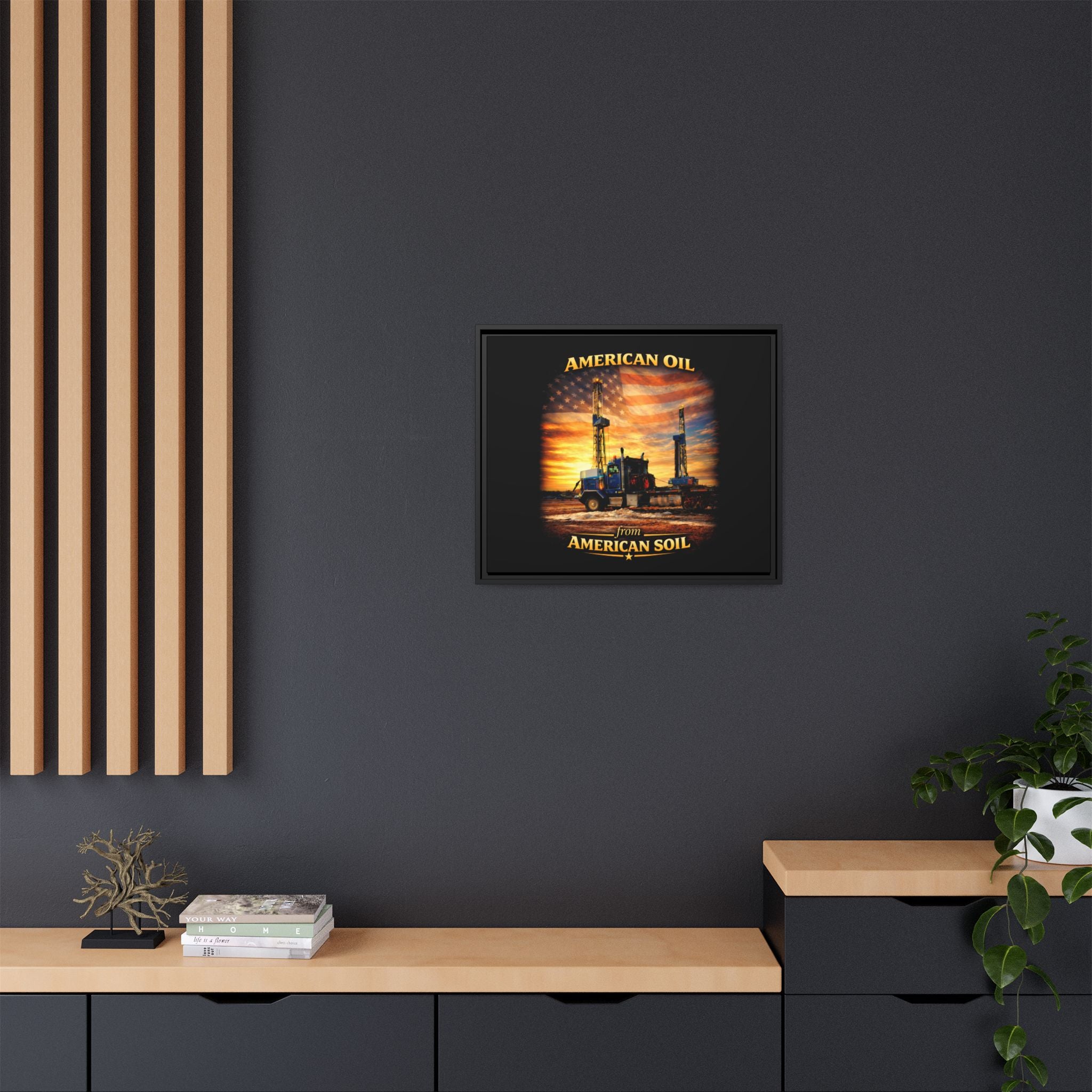 Semi Print - Framed Matte Canvas Wall Art