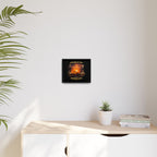 Oil Field - Framed Matte Canvas Wall Art