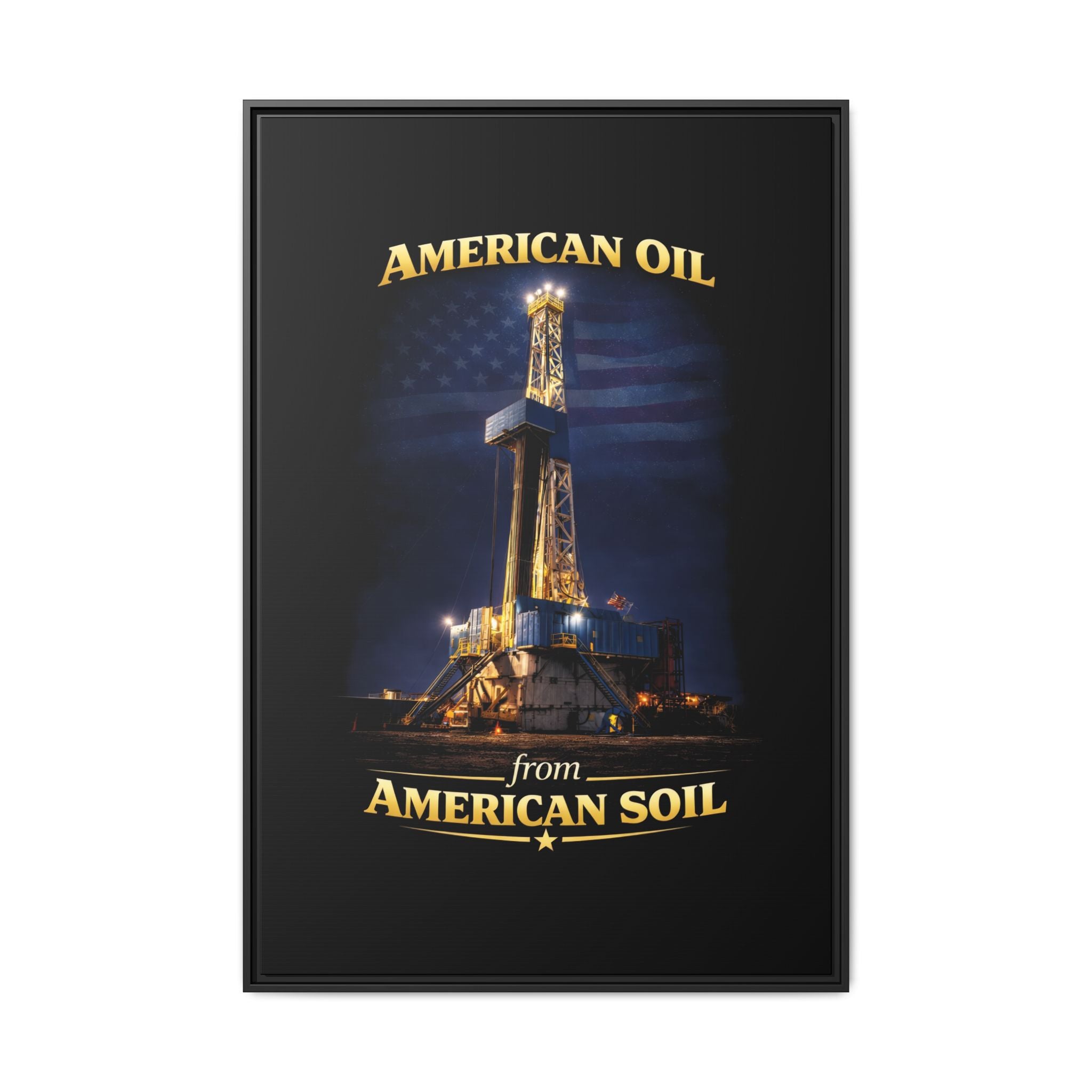 Derrick - Framed Matte Canvas Wall Art