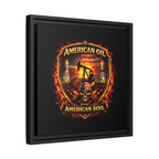 Shield - Framed Matte Canvas Wall Art
