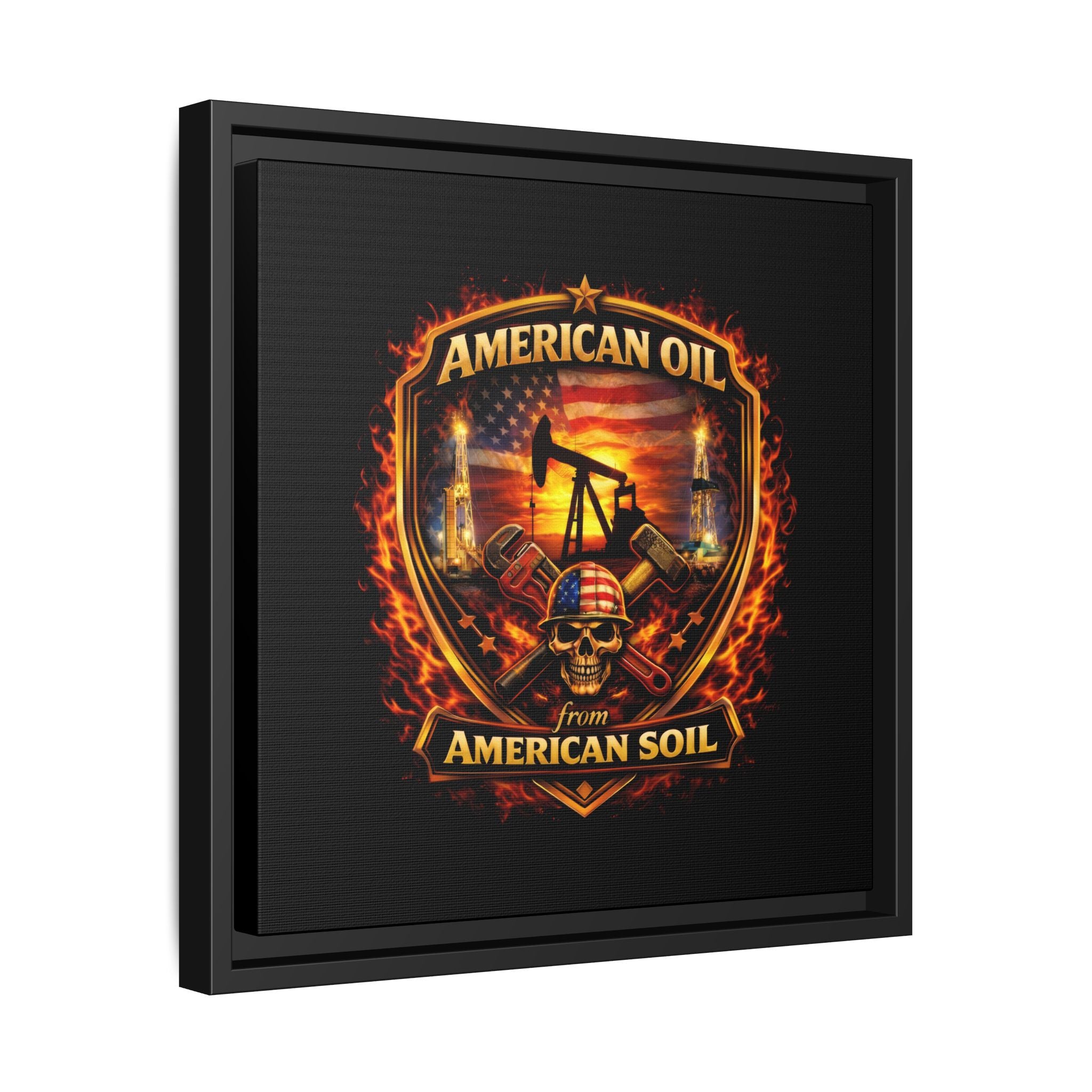 Shield - Framed Matte Canvas Wall Art
