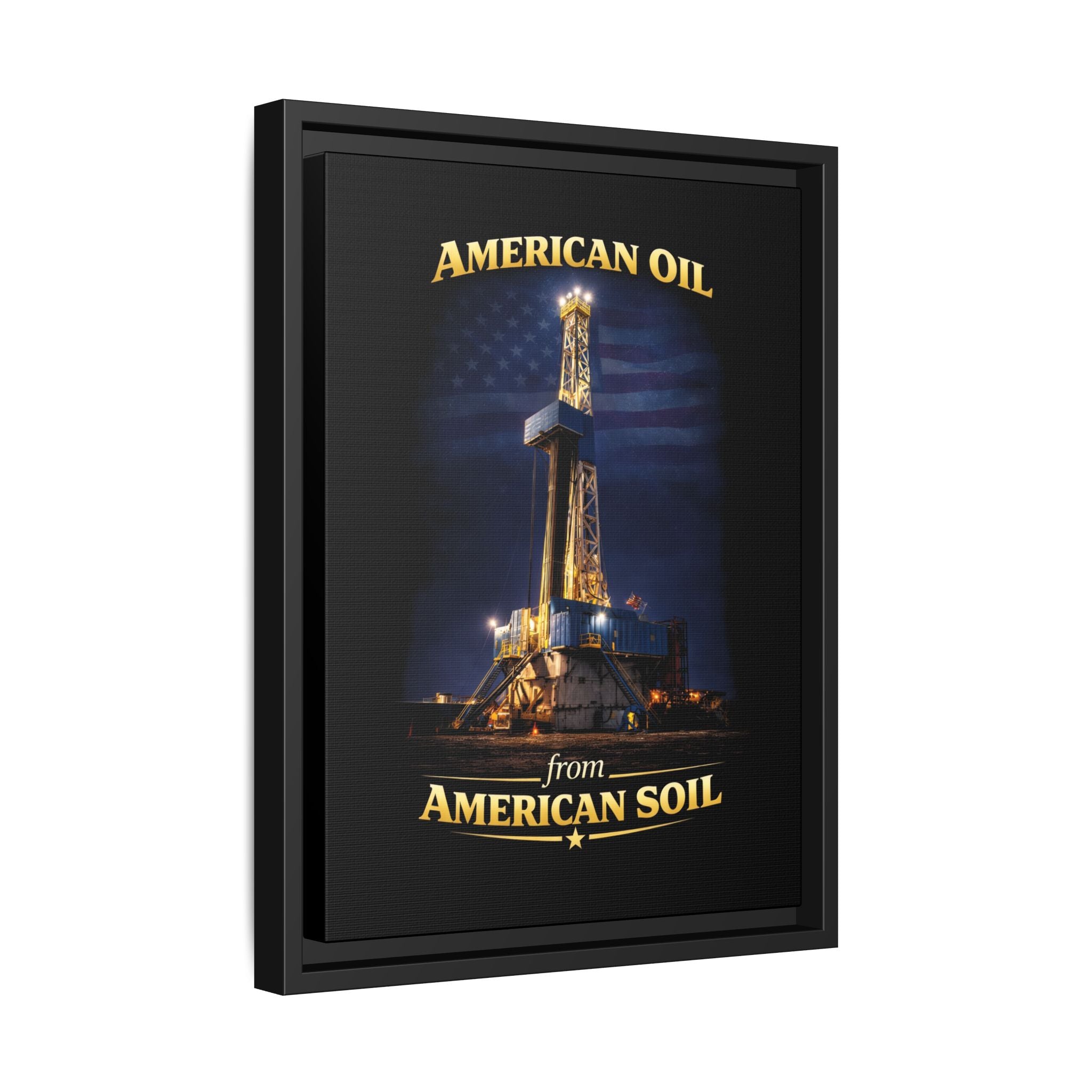 Derrick - Framed Matte Canvas Wall Art