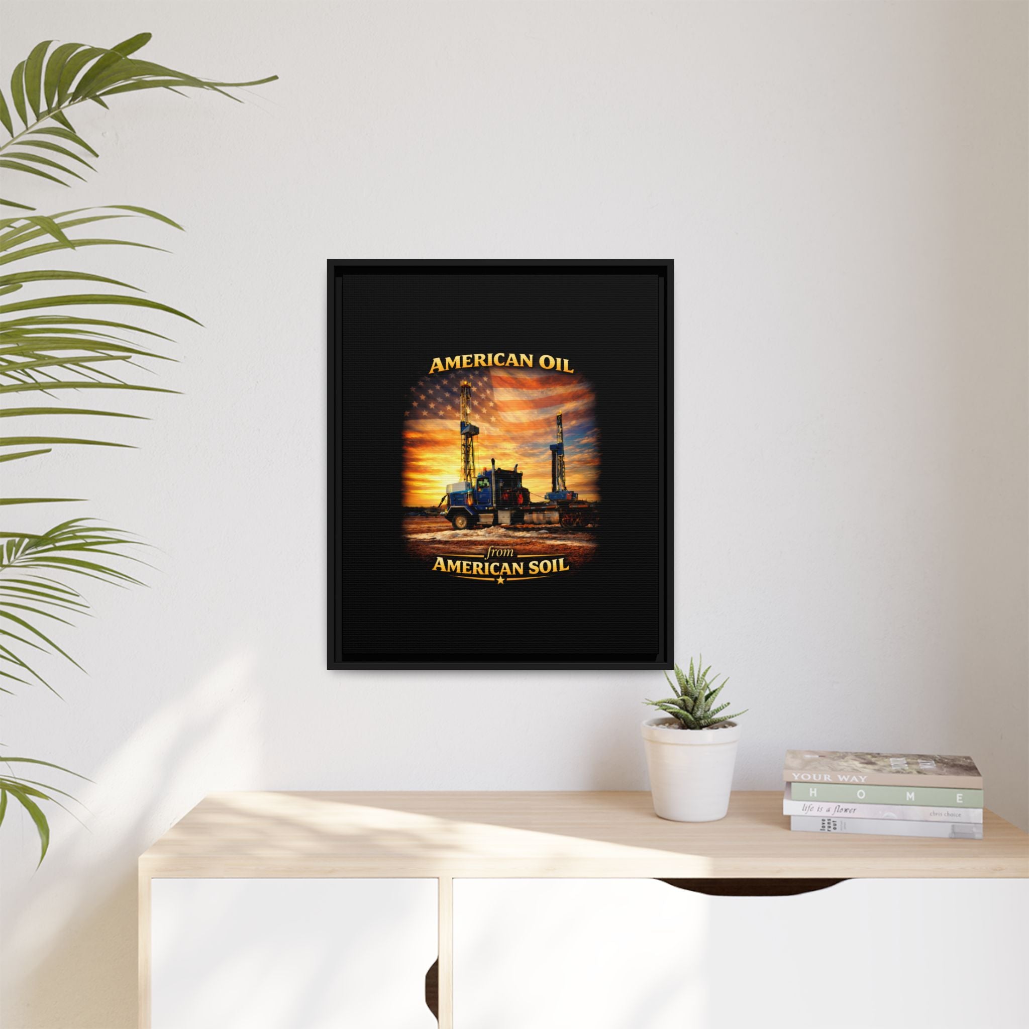 Semi Print - Framed Matte Canvas Wall Art