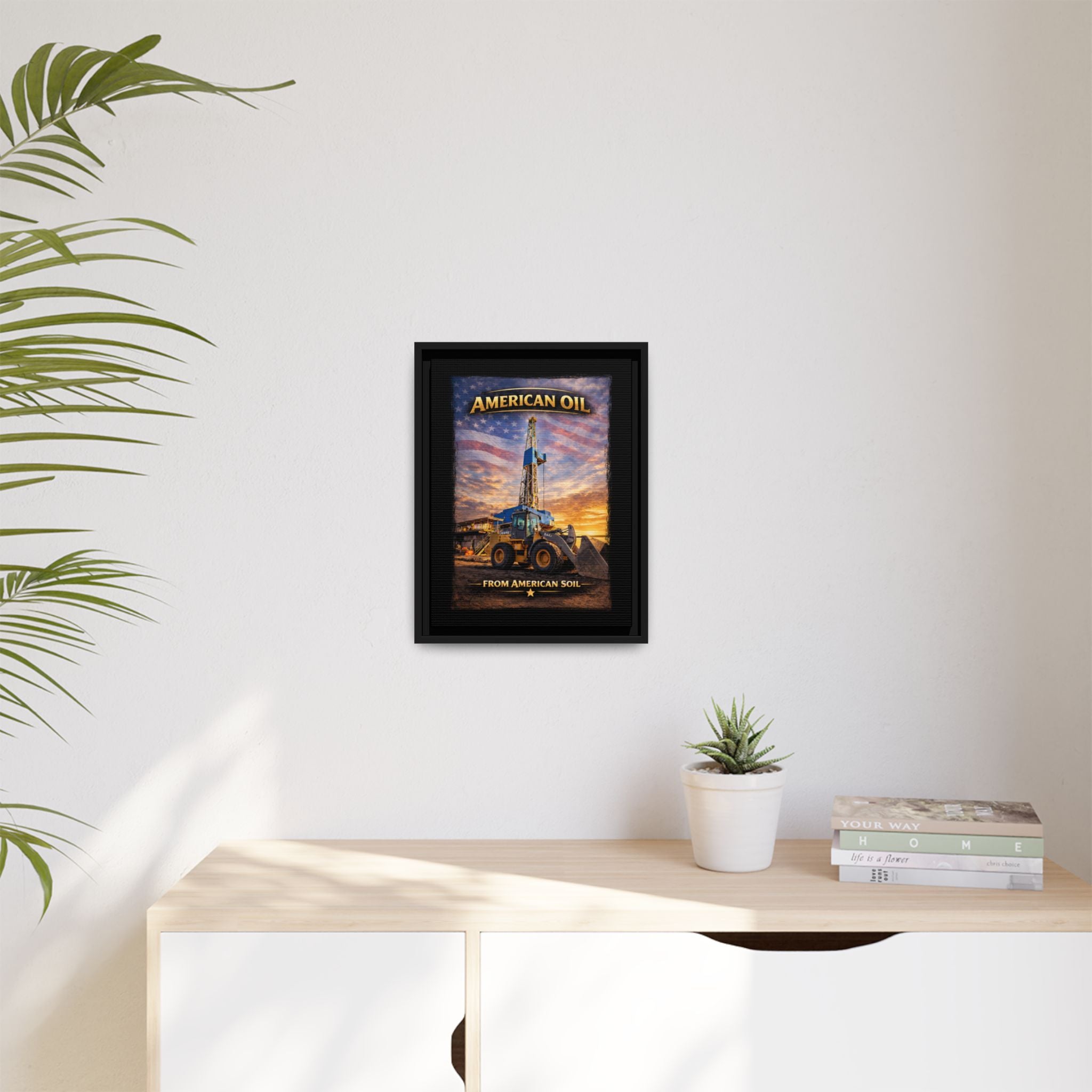Front Loader - Framed Matte Canvas Wall Art