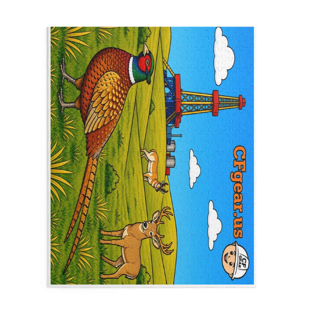 Animals and rig Jigsaw Puzzle (120/252/500 pcs) Kids collection