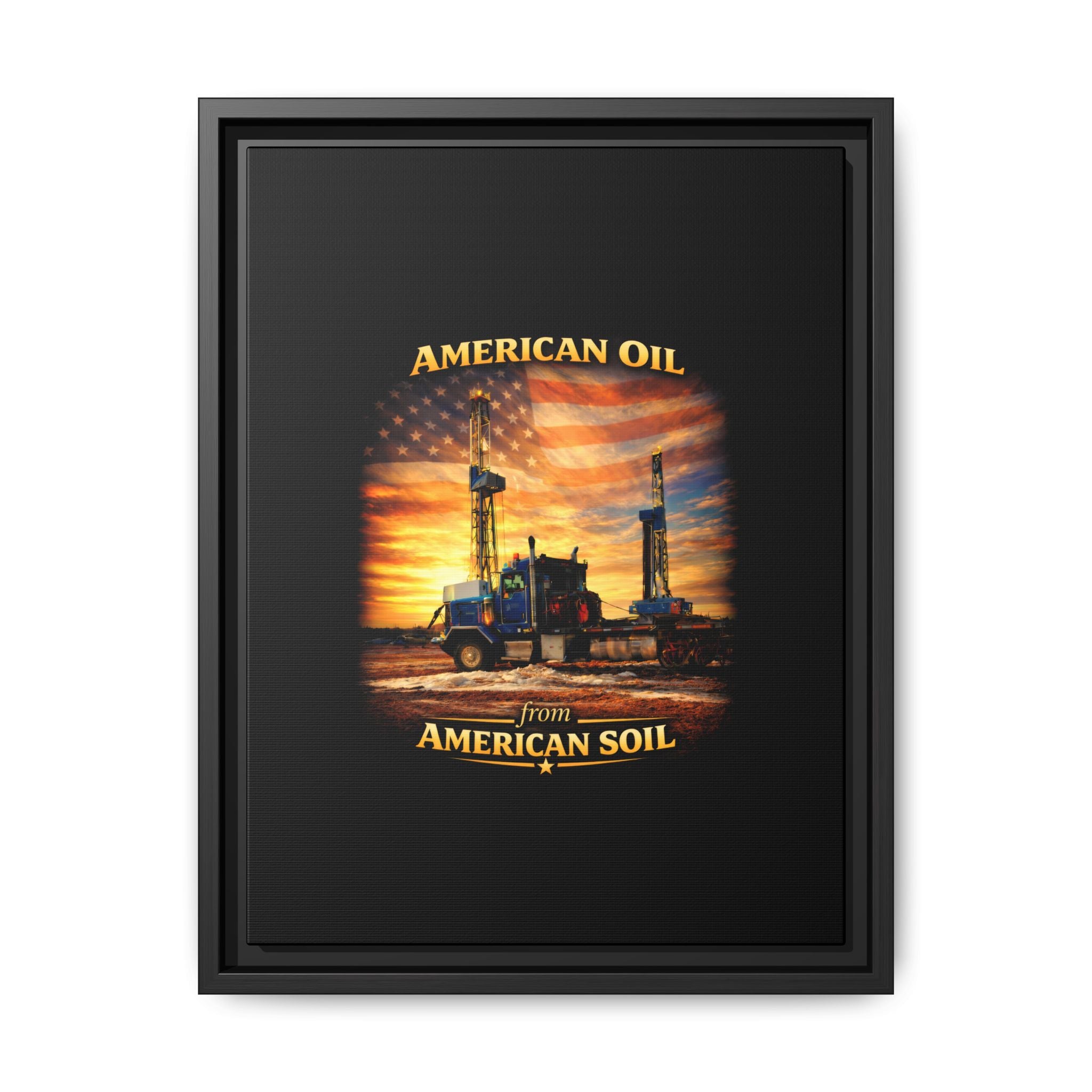 Semi Print - Framed Matte Canvas Wall Art