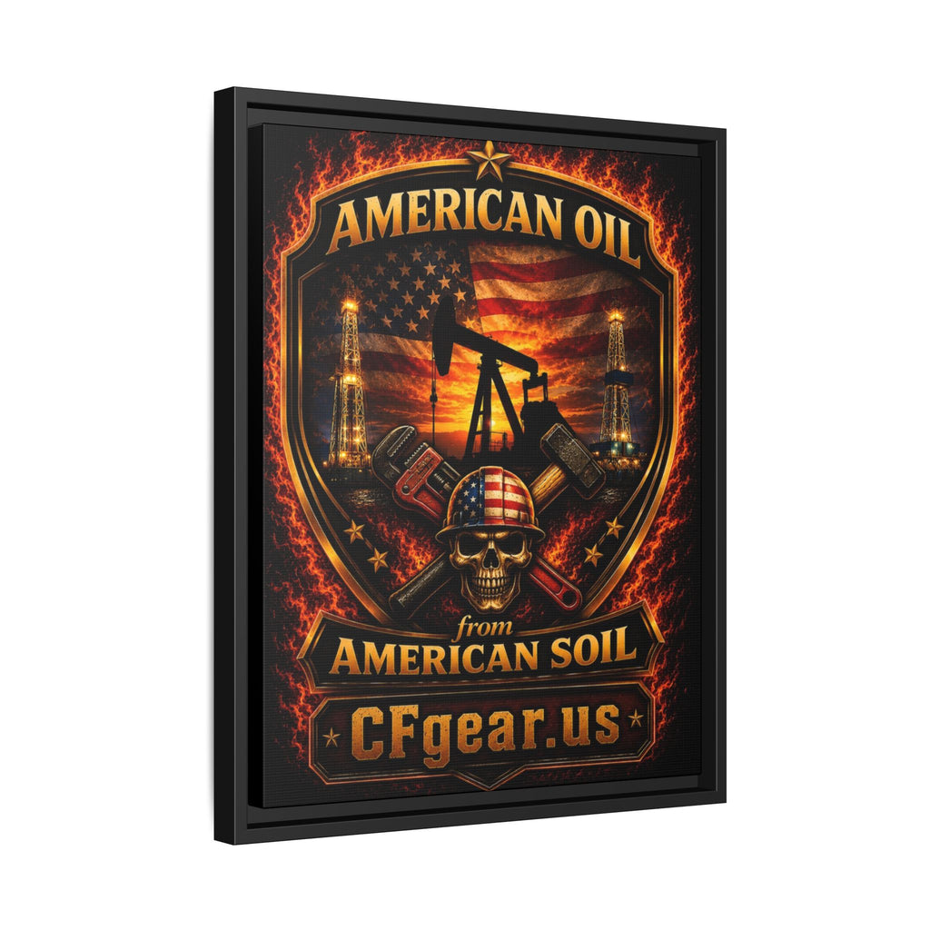 CFgear Crew Badge - Framed Matte Canvas Wall Art