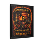 CFgear Crew Badge - Framed Matte Canvas Wall Art