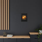 American Oil from American Soil - Framed Matte Canvas Wall Art