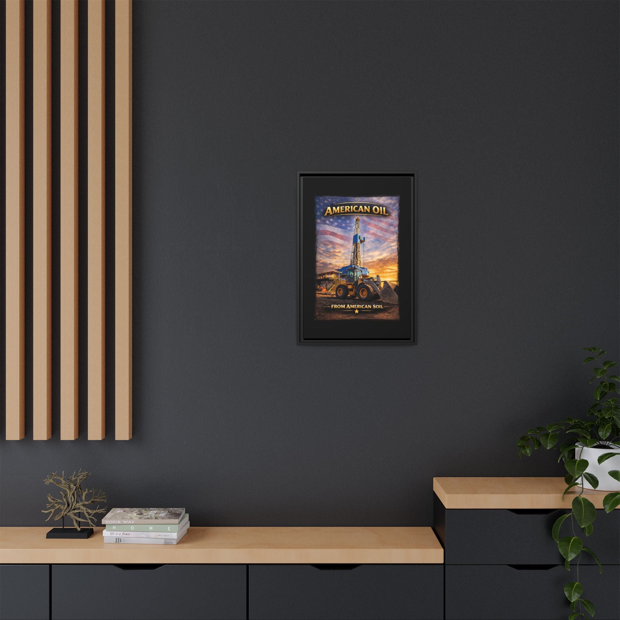 Front Loader - Framed Matte Canvas Wall Art