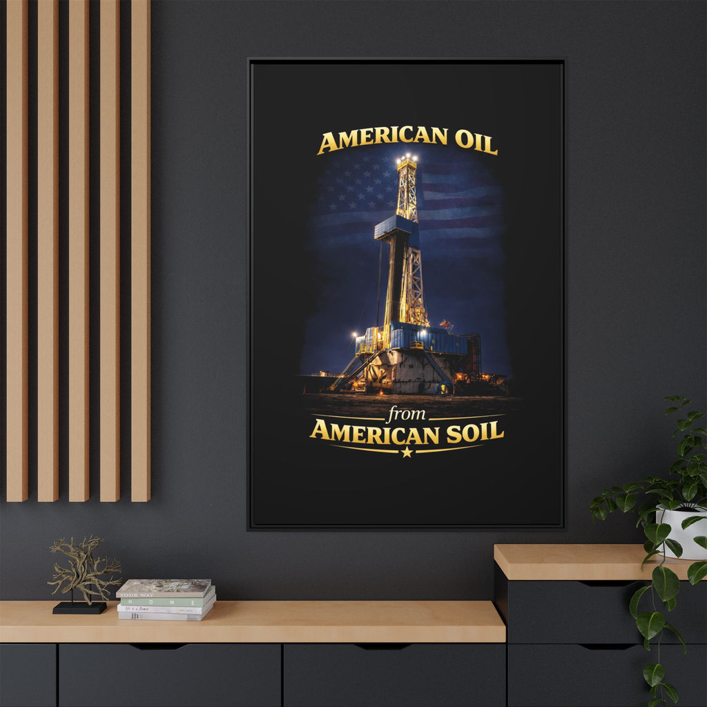 Derrick - Framed Matte Canvas Wall Art