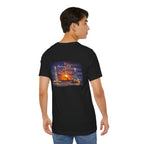 Flag Field T‑Shirt — "American Oil From American Soil" Graphic Tee