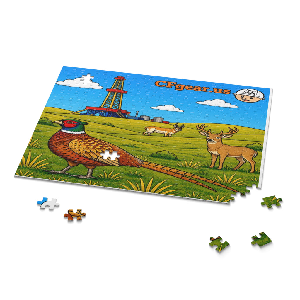 Animals and rig Jigsaw Puzzle (120/252/500 pcs) Kids collection