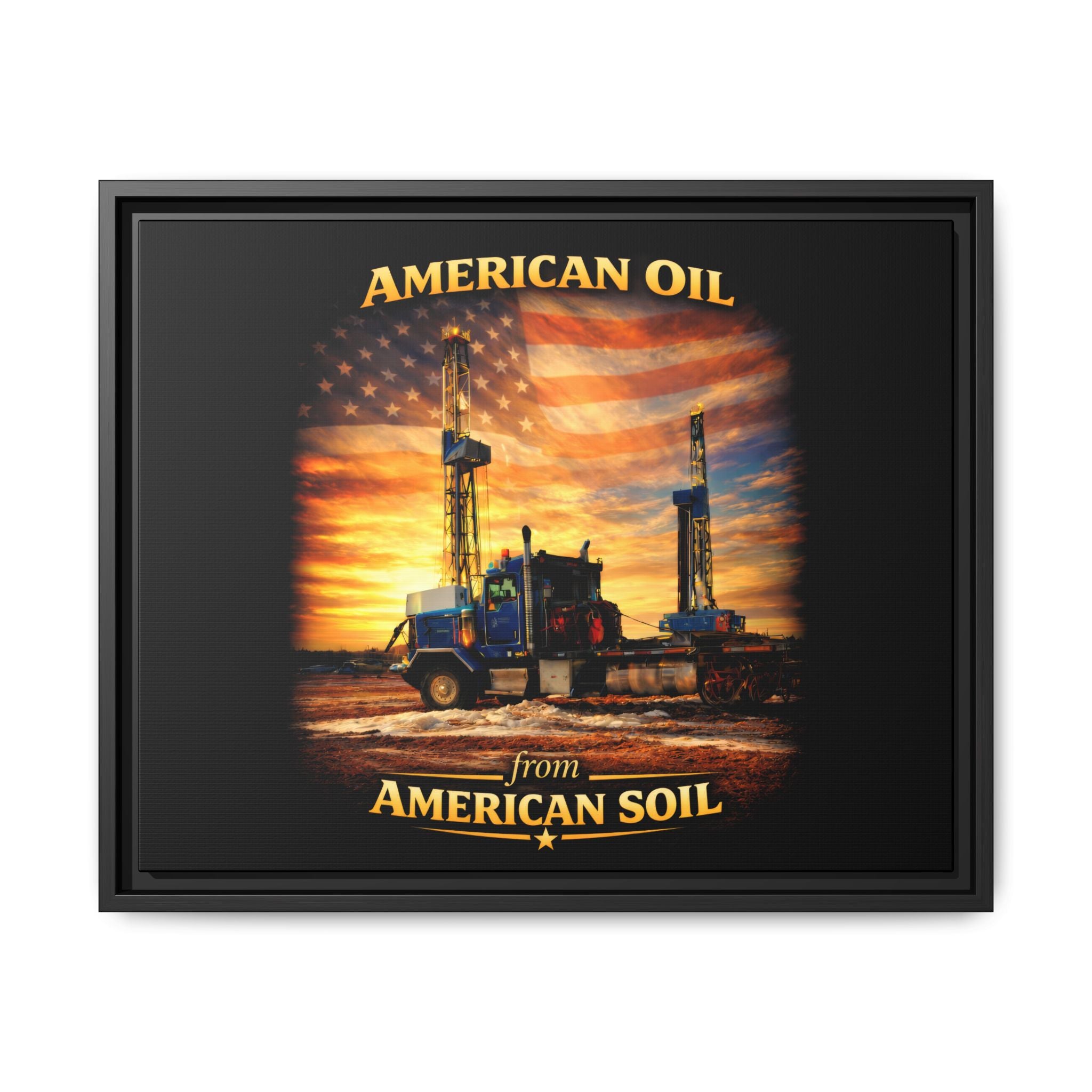 Semi Print - Framed Matte Canvas Wall Art