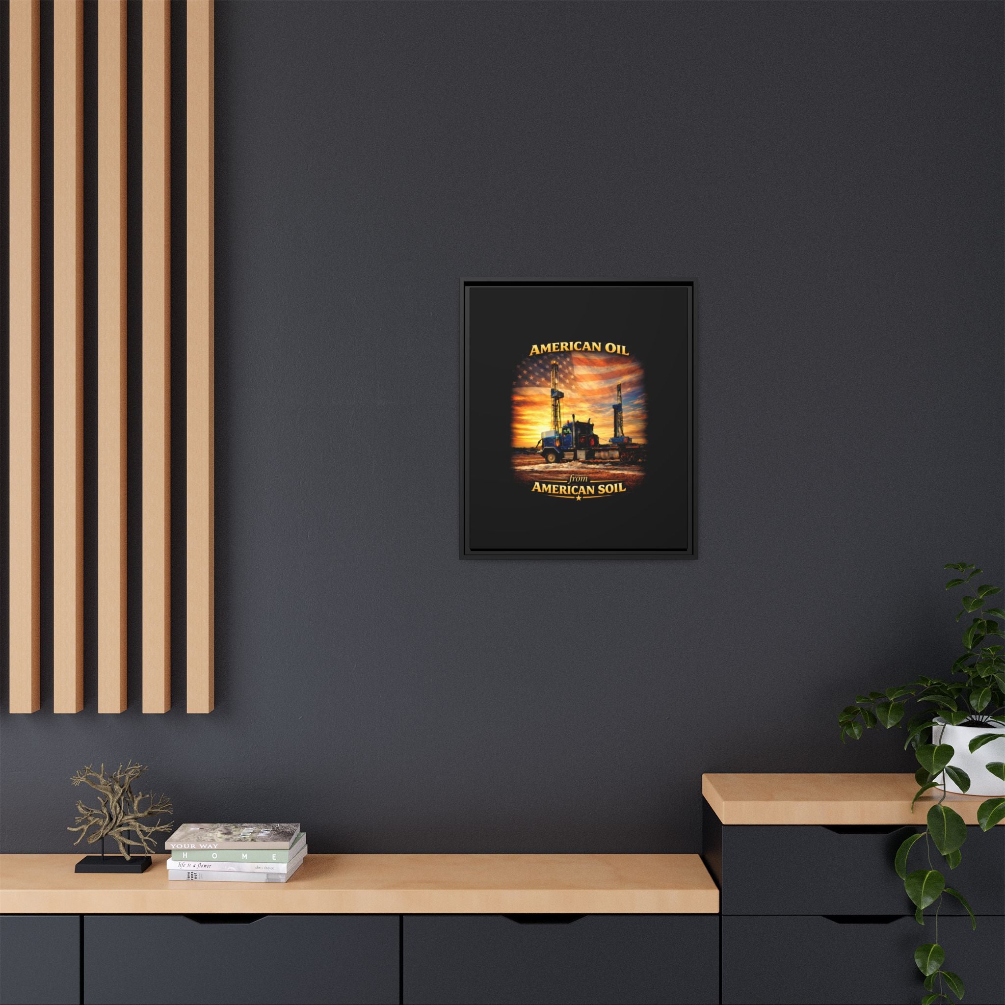 Semi Print - Framed Matte Canvas Wall Art