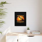 American Oil from American Soil - Framed Matte Canvas Wall Art