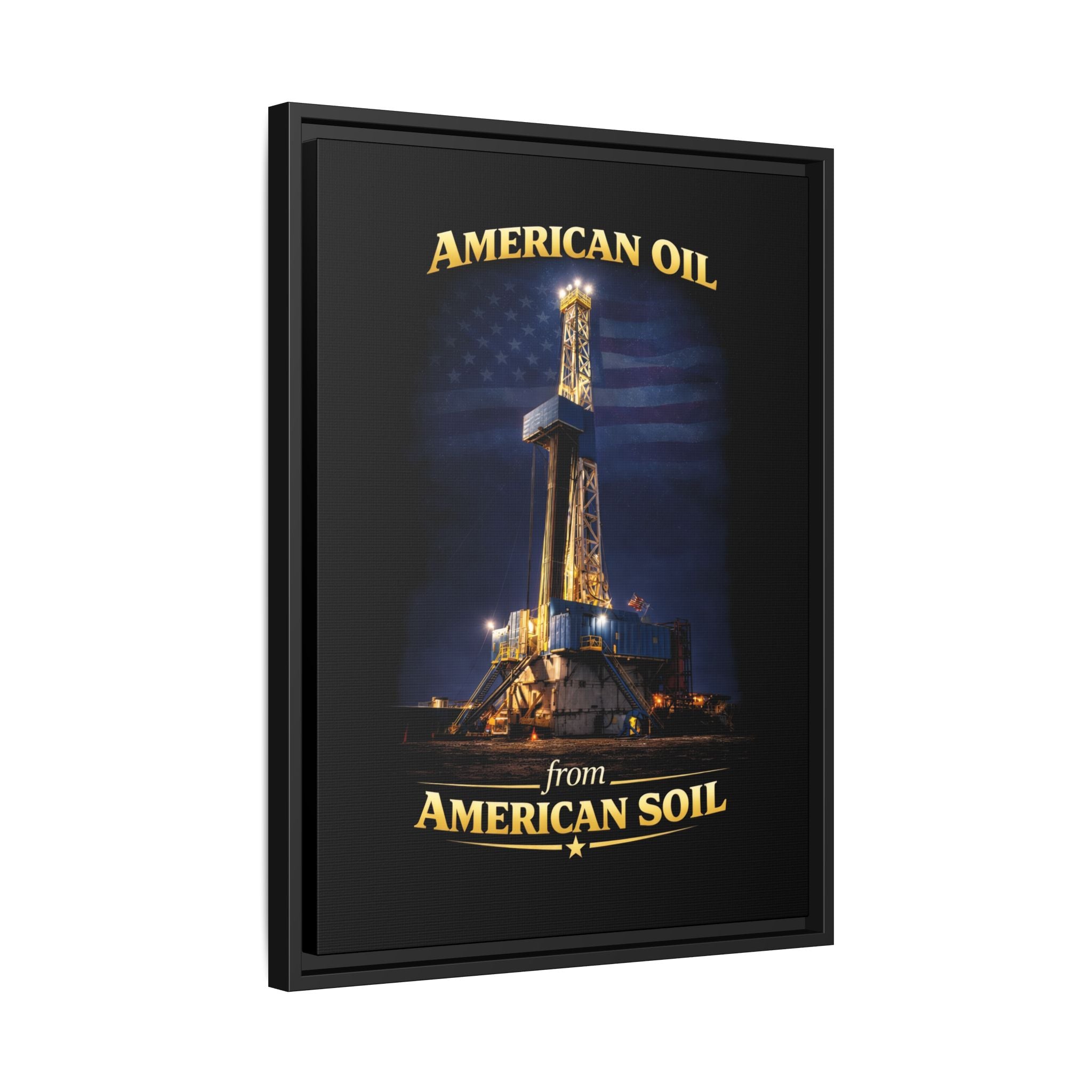 Derrick - Framed Matte Canvas Wall Art