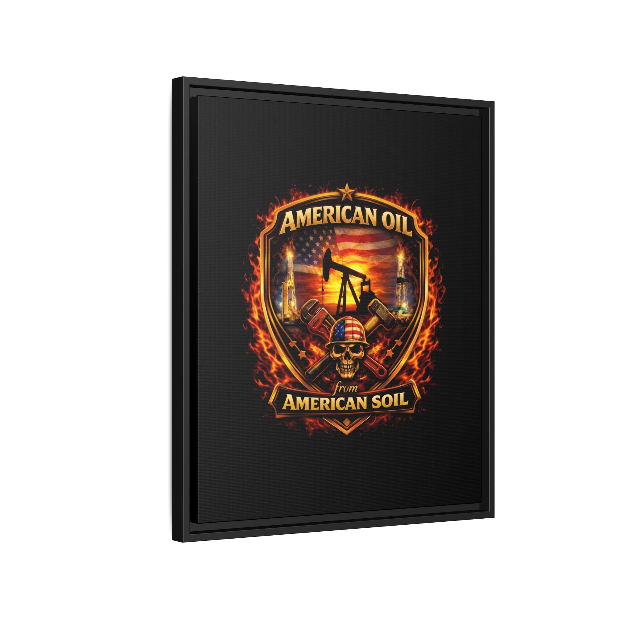 Shield - Framed Matte Canvas Wall Art