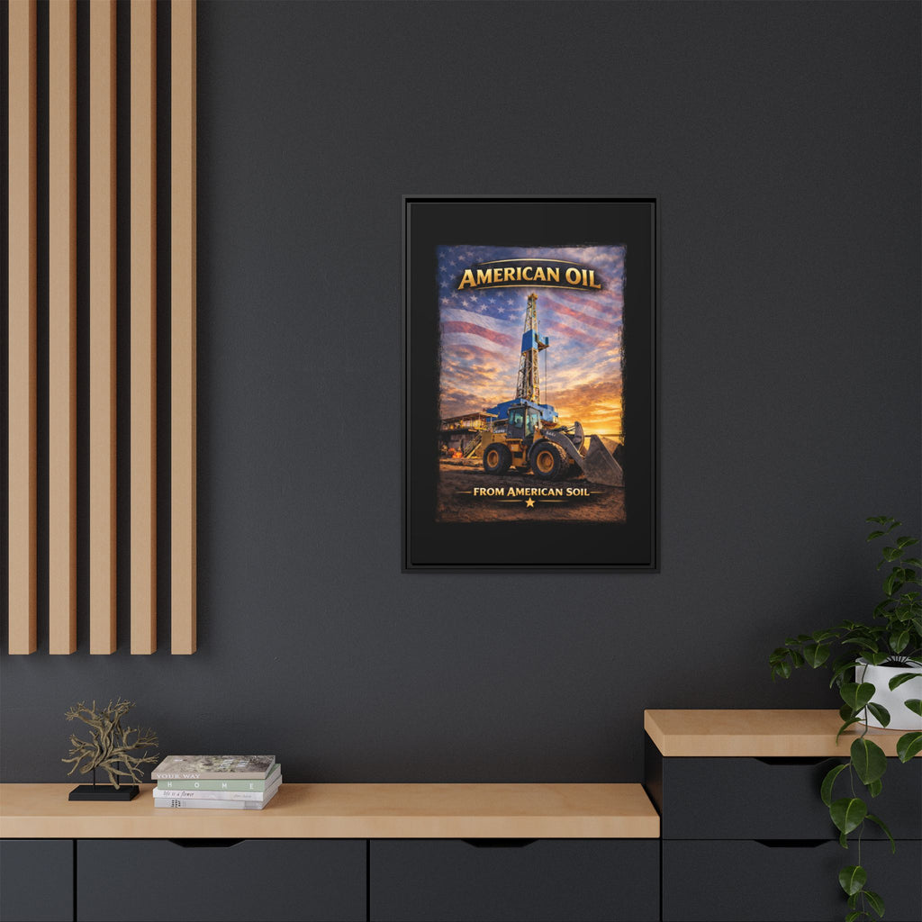 Front Loader - Framed Matte Canvas Wall Art