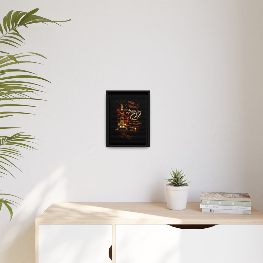 The Night Rig - Framed Matte Canvas Wall Art