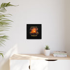 Oil Field - Framed Matte Canvas Wall Art