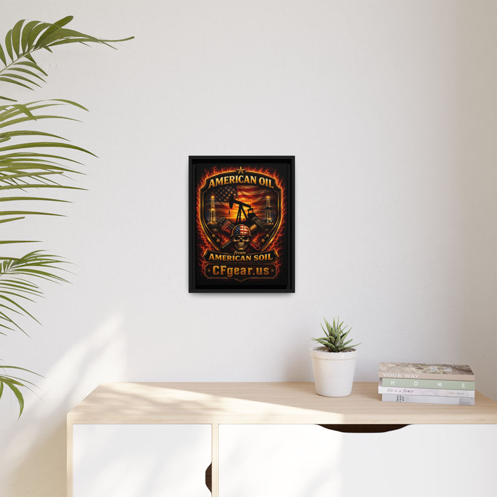 CFgear Crew Badge - Framed Matte Canvas Wall Art