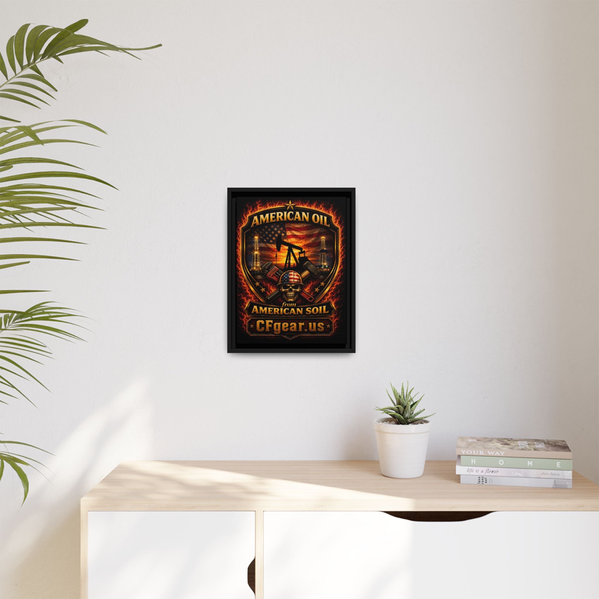 CFgear Crew Badge - Framed Matte Canvas Wall Art