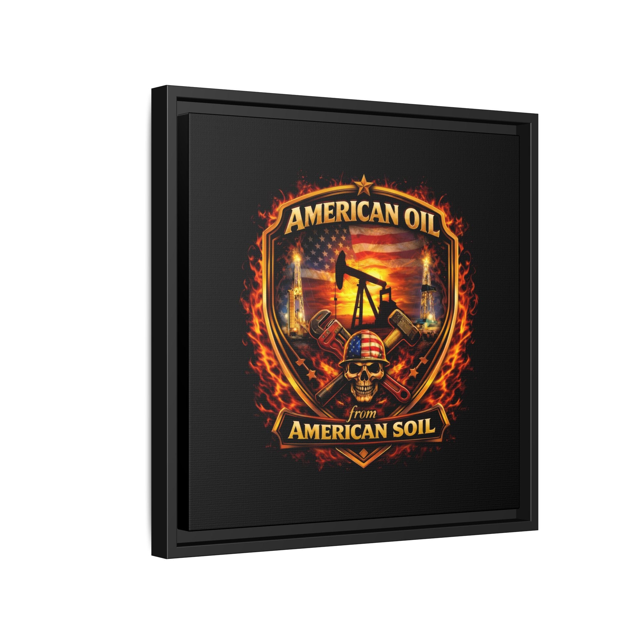 Shield - Framed Matte Canvas Wall Art