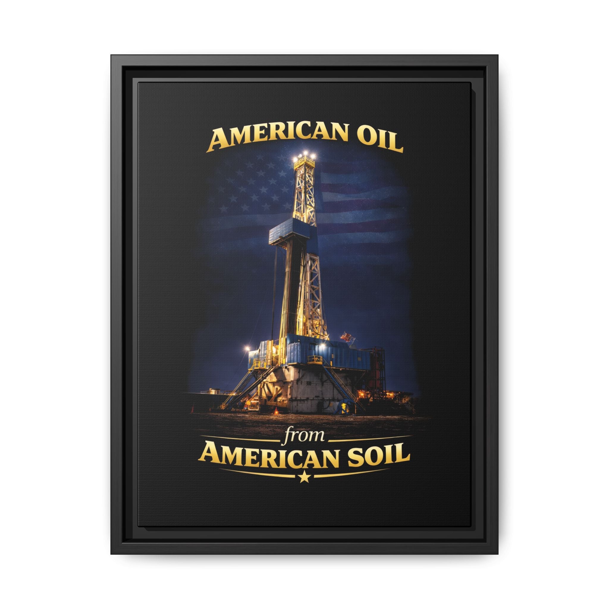 Derrick - Framed Matte Canvas Wall Art