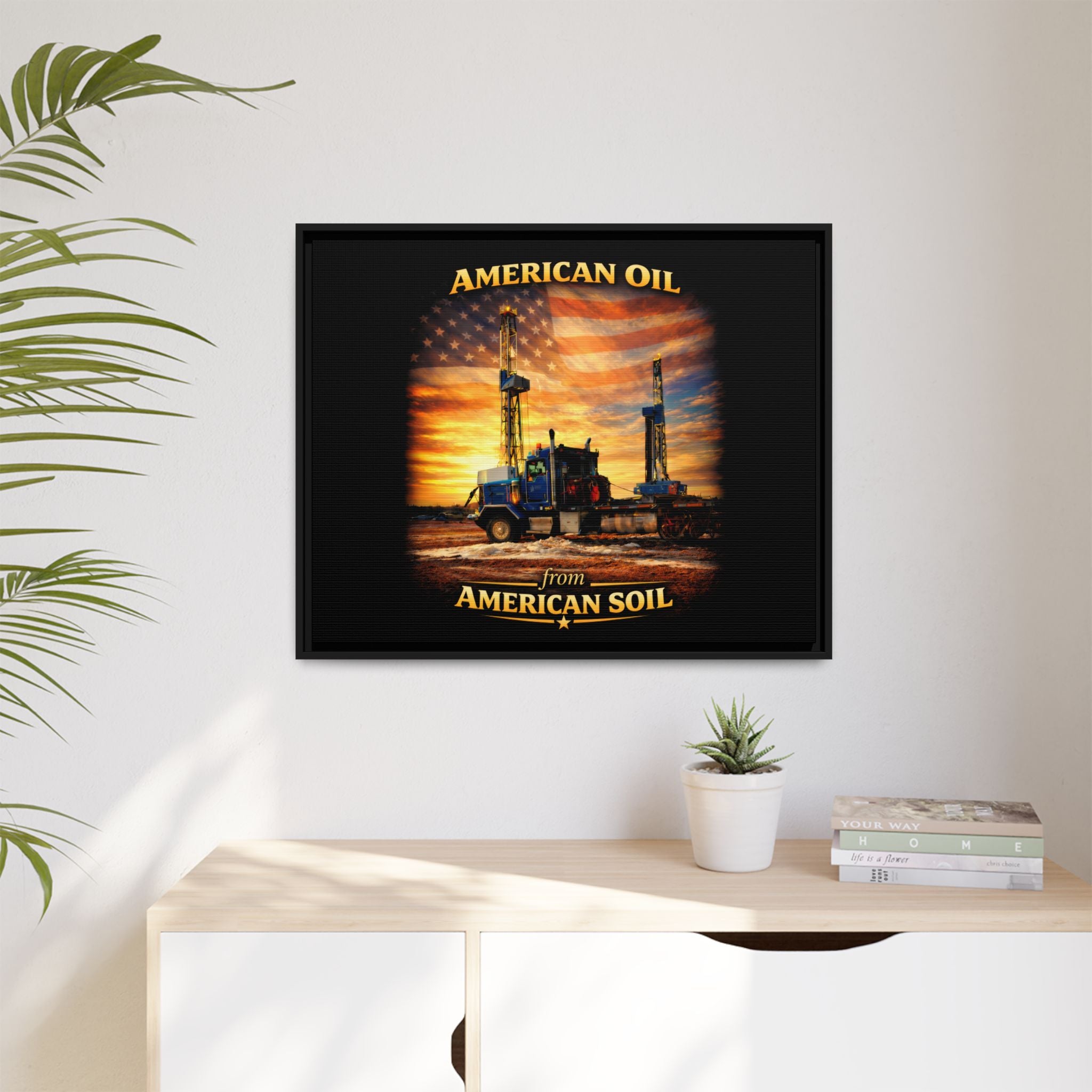 Semi Print - Framed Matte Canvas Wall Art