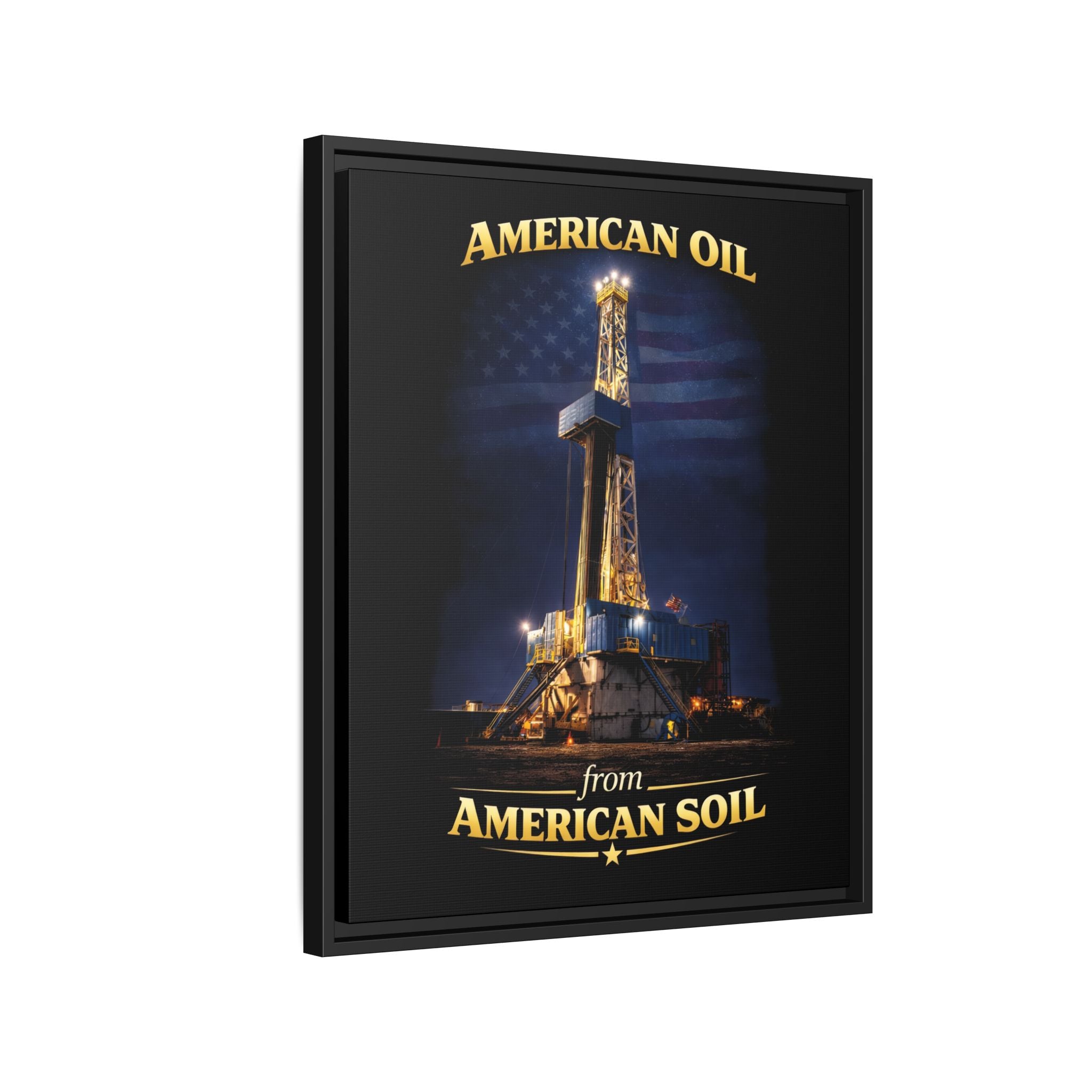 Derrick - Framed Matte Canvas Wall Art