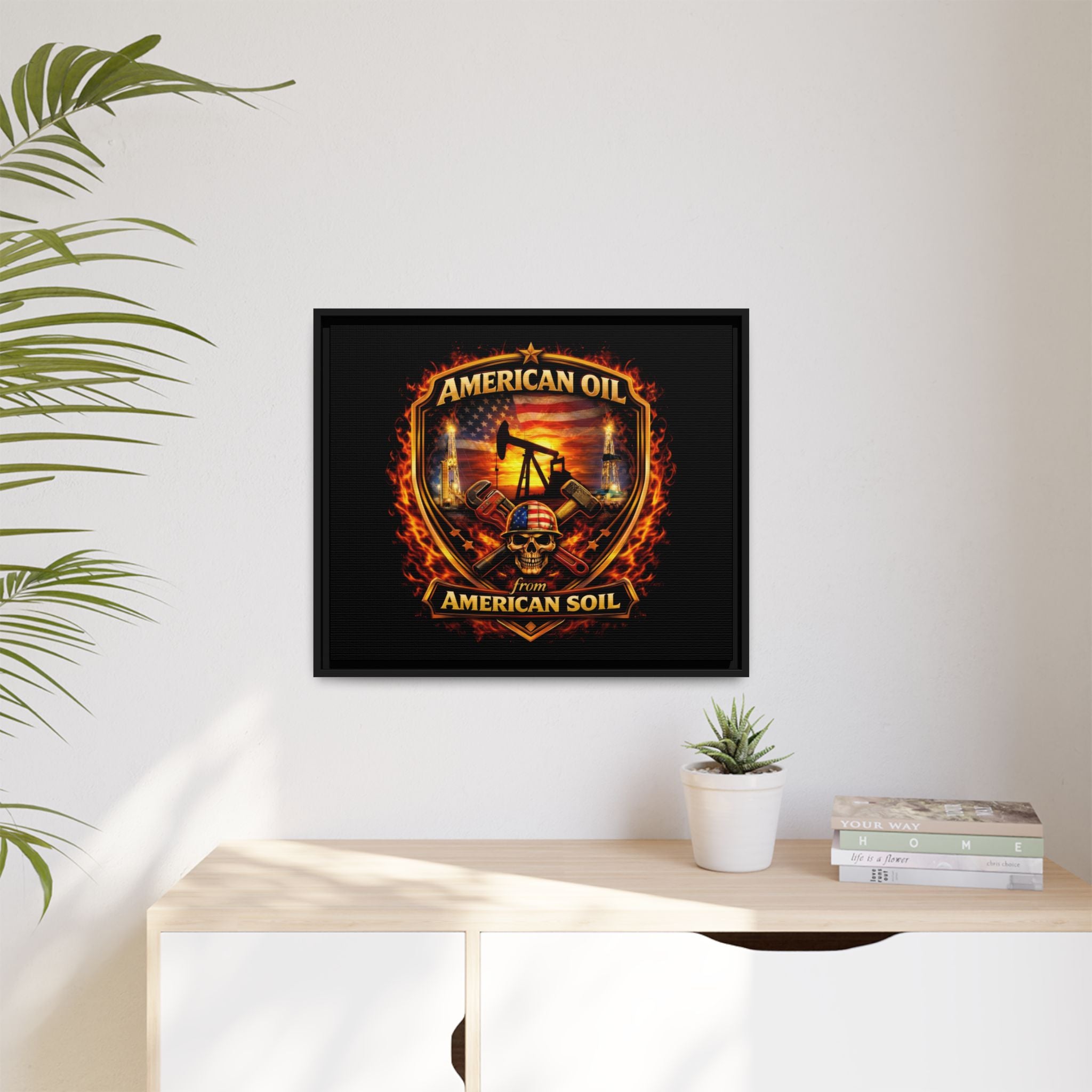 Shield - Framed Matte Canvas Wall Art