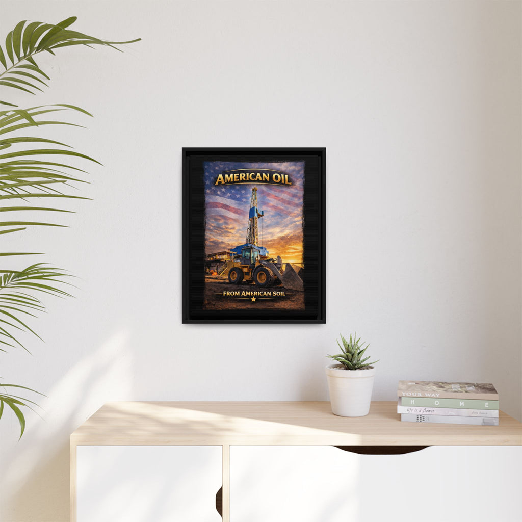 Front Loader - Framed Matte Canvas Wall Art