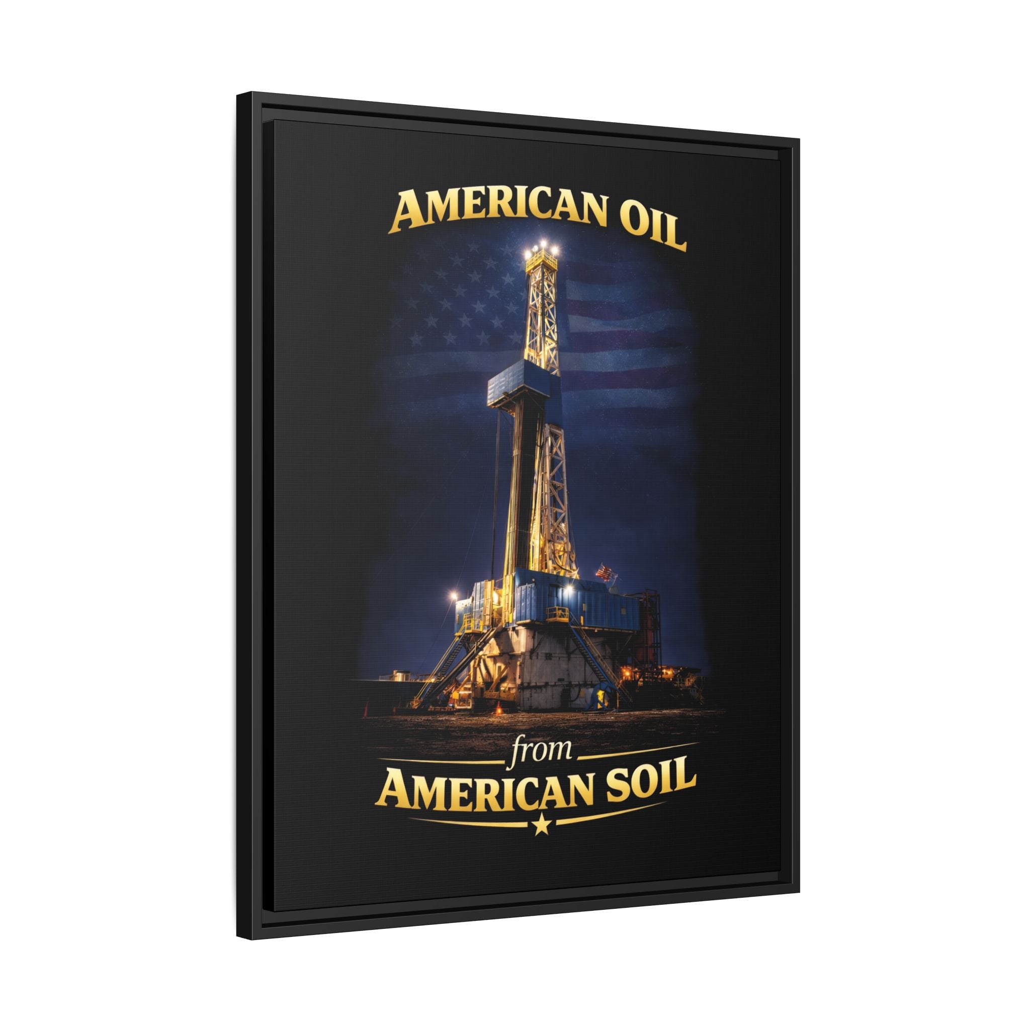 Derrick - Framed Matte Canvas Wall Art