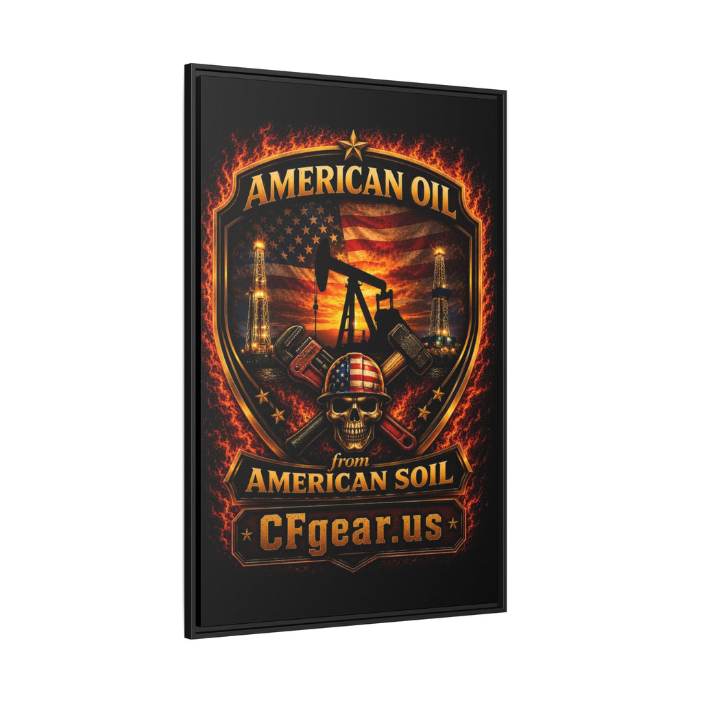 CFgear Crew Badge - Framed Matte Canvas Wall Art