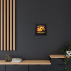 American Oil from American Soil - Framed Matte Canvas Wall Art