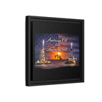 Flag Field - Framed Matte Canvas Wall Art