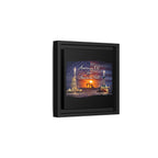 Flag Field - Framed Matte Canvas Wall Art