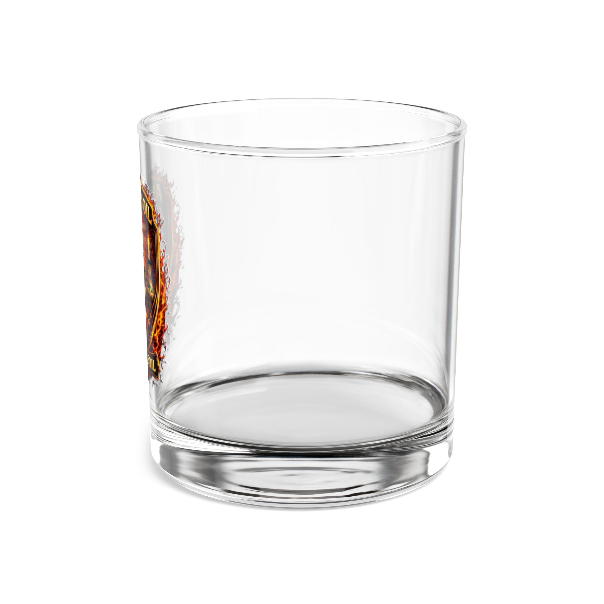 American Oil, American Soil 10oz Rocks Glass — Roughneck Version Whiskey Glass
