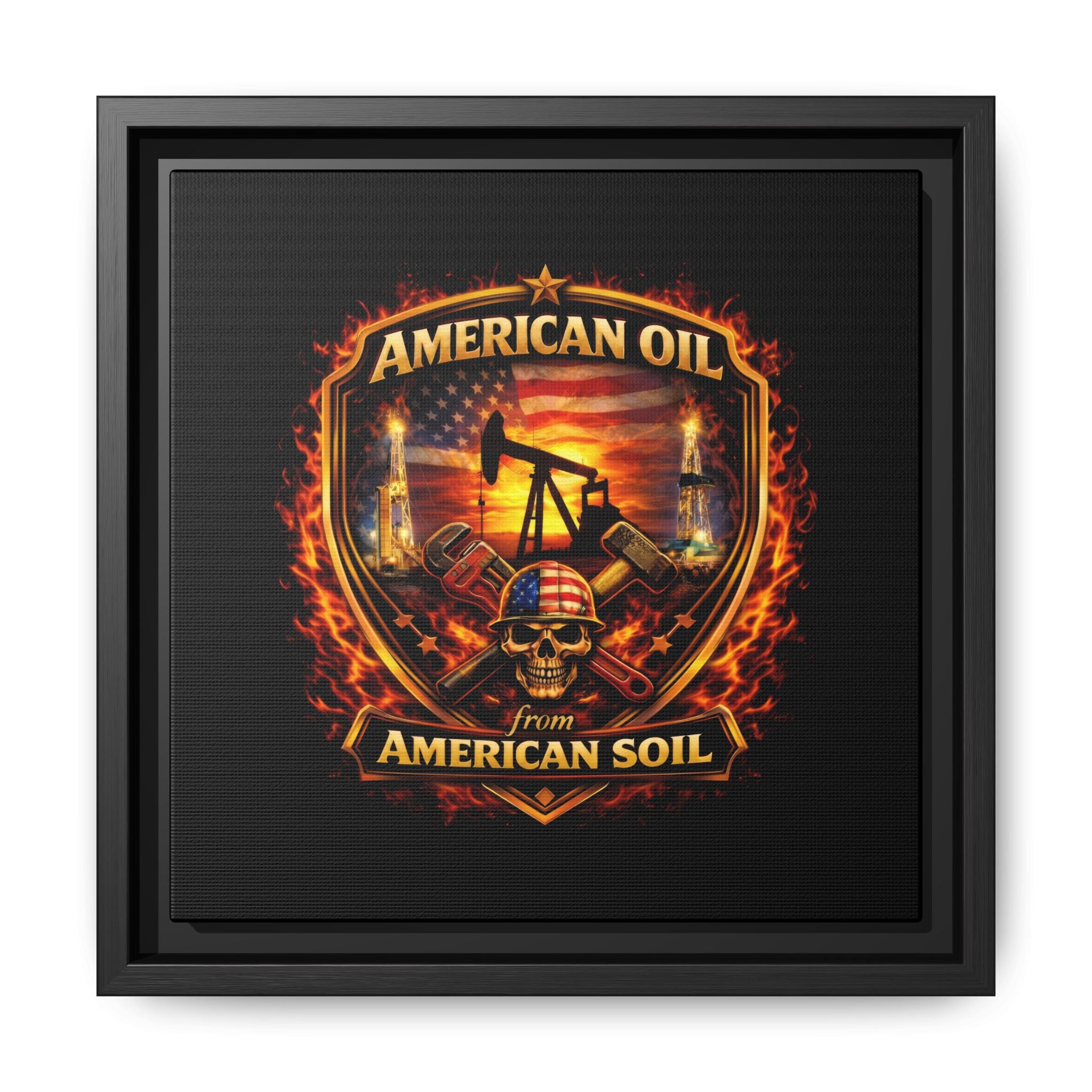 Shield - Framed Matte Canvas Wall Art