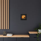 American Oil from American Soil - Framed Matte Canvas Wall Art