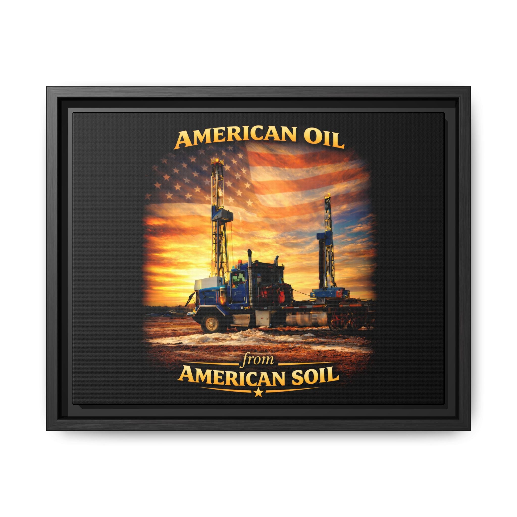 Semi Print - Framed Matte Canvas Wall Art