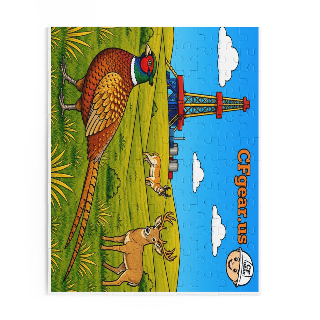 Animals and rig Jigsaw Puzzle (120/252/500 pcs) Kids collection