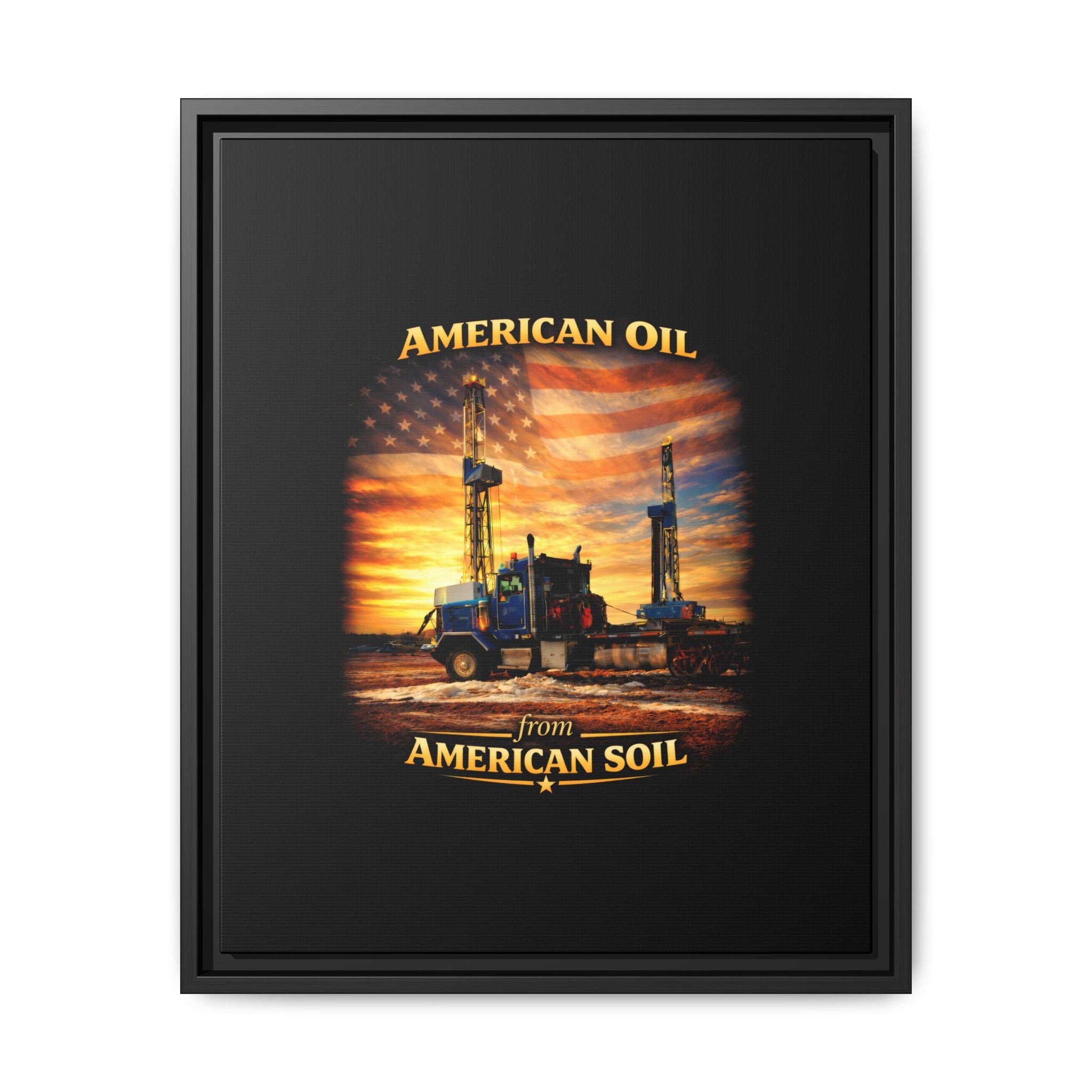 Semi Print - Framed Matte Canvas Wall Art