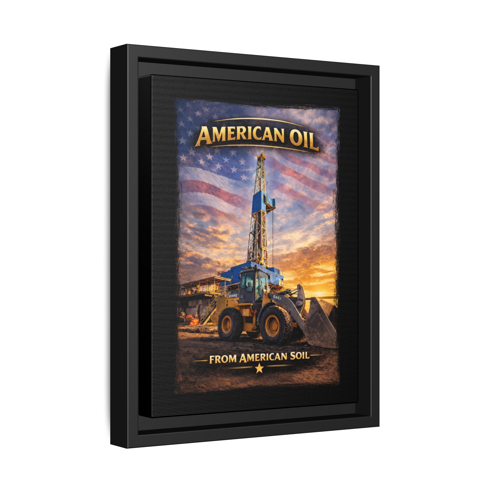Front Loader - Framed Matte Canvas Wall Art