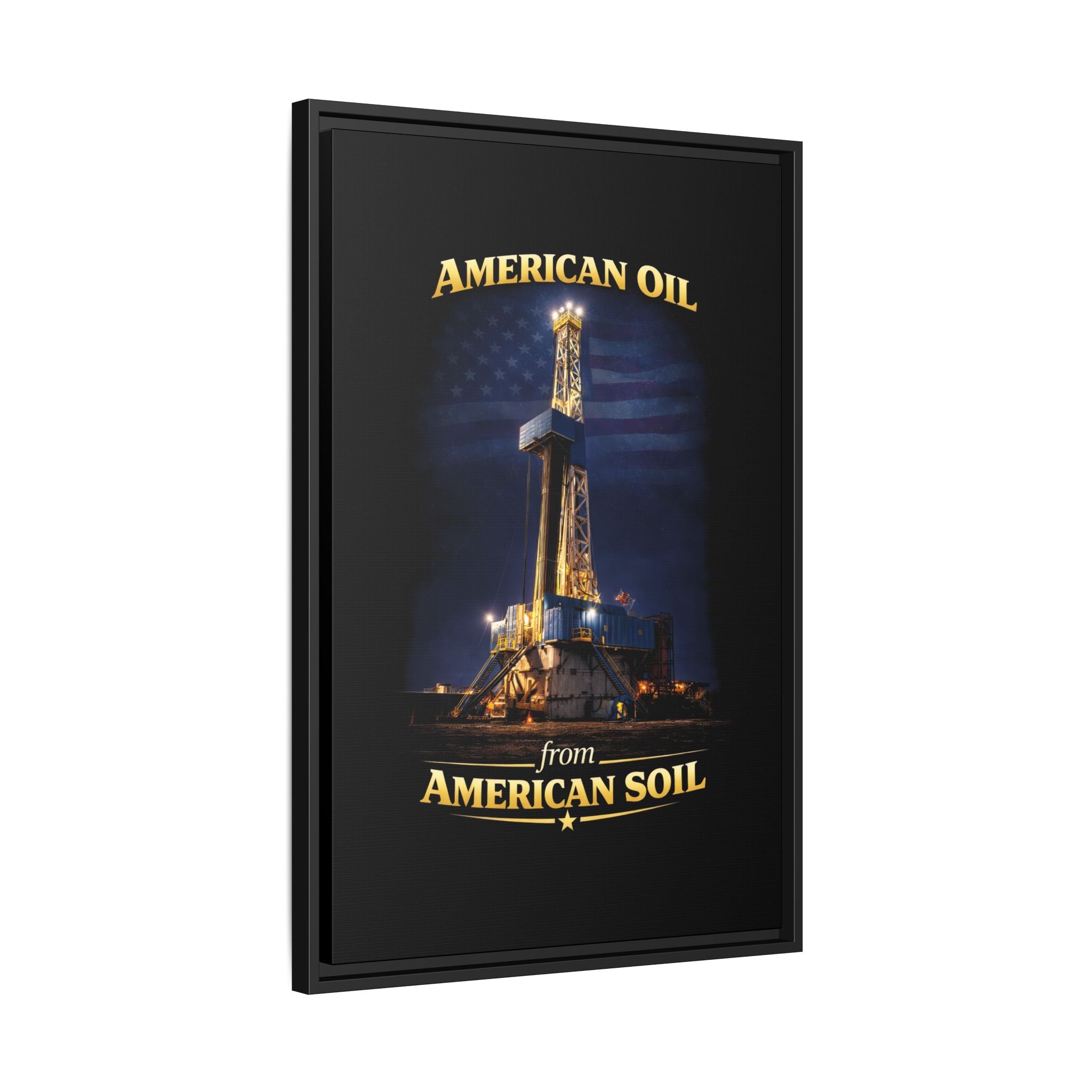 Derrick - Framed Matte Canvas Wall Art