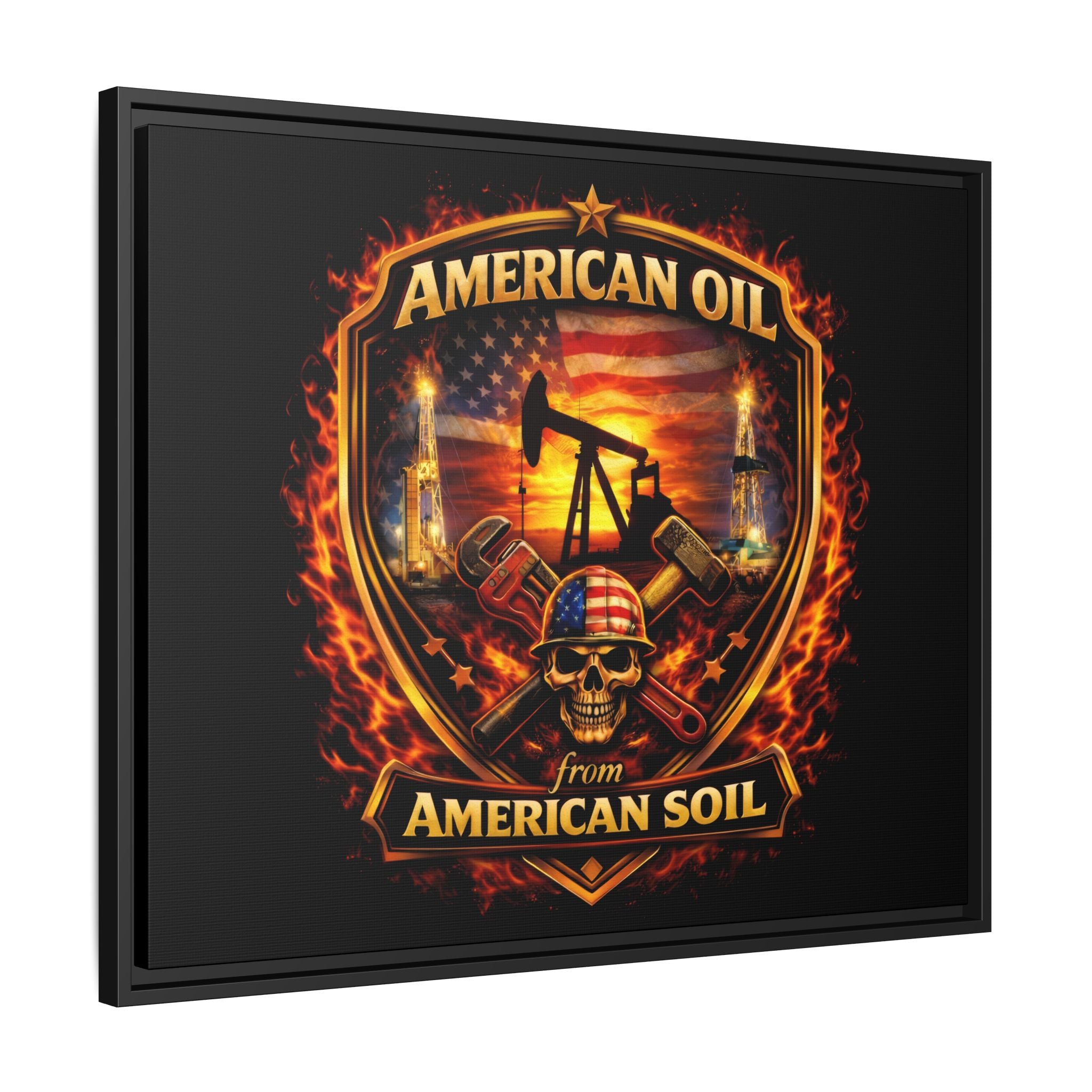 Shield - Framed Matte Canvas Wall Art