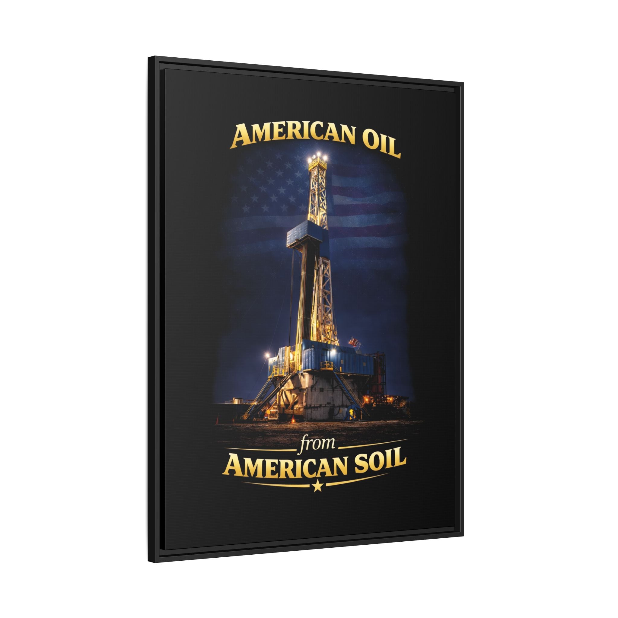 Derrick - Framed Matte Canvas Wall Art