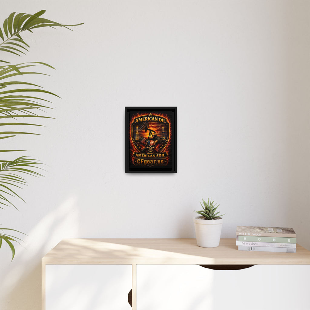 CFgear Crew Badge - Framed Matte Canvas Wall Art