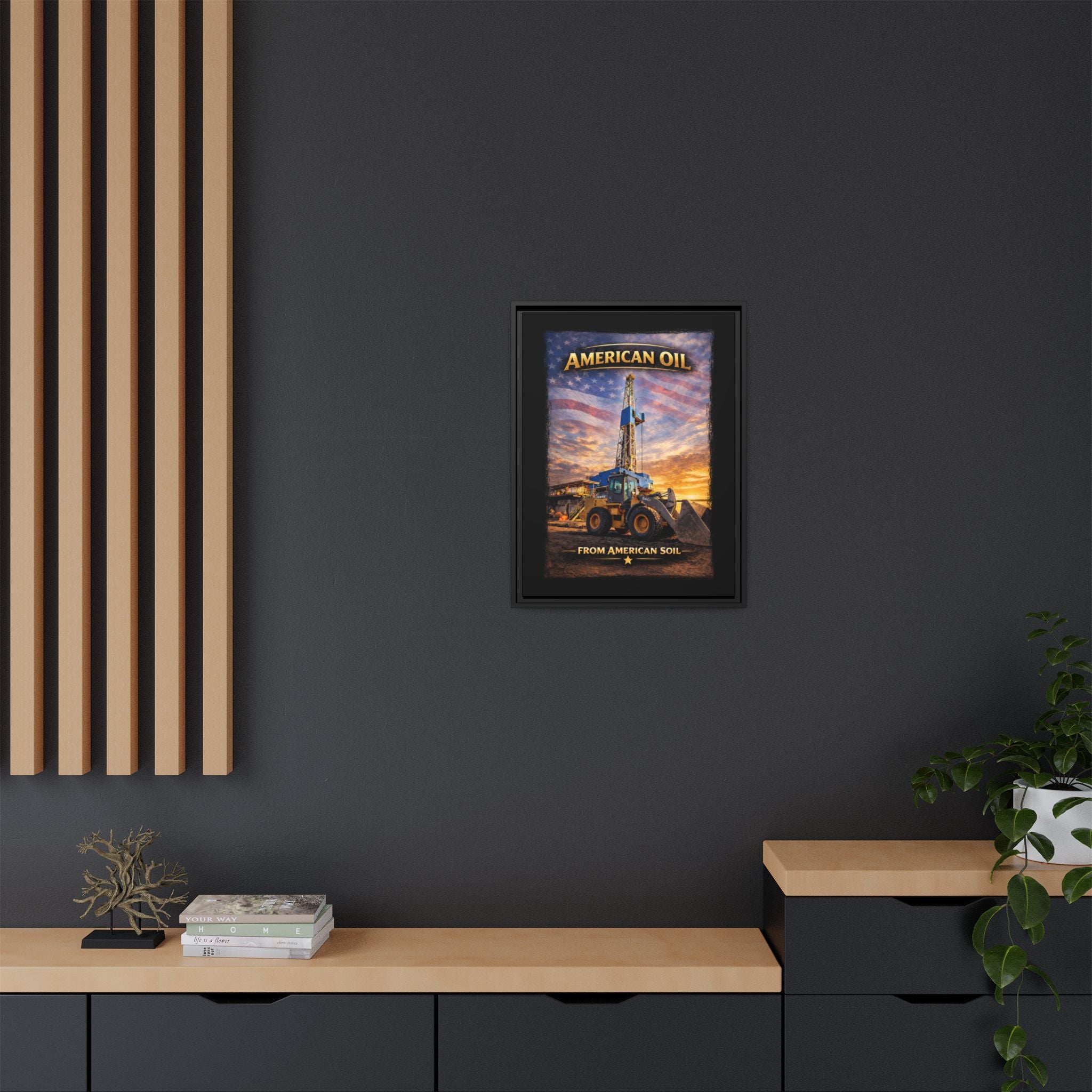 Front Loader - Framed Matte Canvas Wall Art